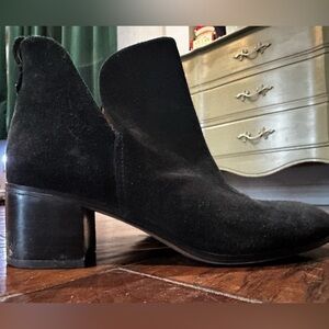 Franco Sarto Black Ankle Booties